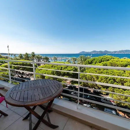 Les Voiles Blanches - Postcard View On The Croisette Apartment Cannes
